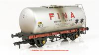 37-586A Bachmann BR 45T TTA Tank Wagon 'Fina' Silver - Weathered